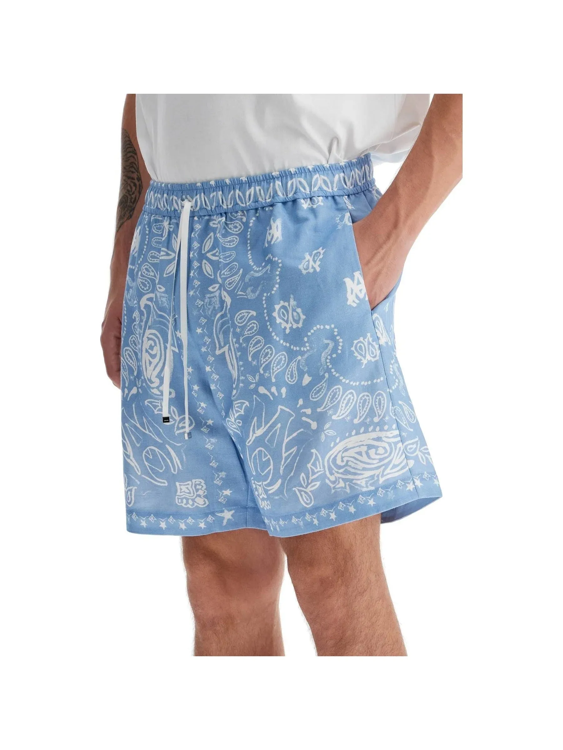 Watercolor Bandana Shorts