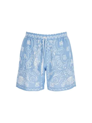 Watercolor Bandana Shorts
