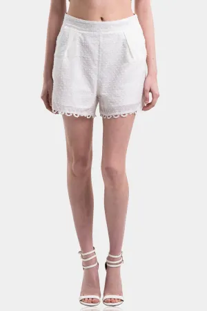 White Summer Cotton Shorts