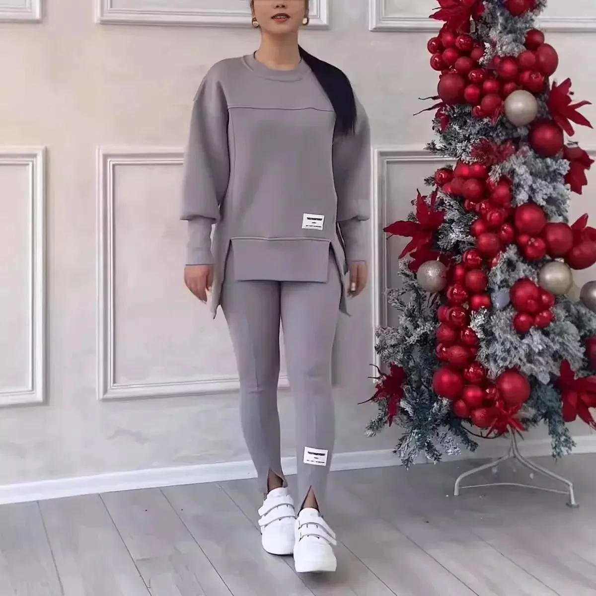 Women's 2 Piece Pullover Tracksuit
