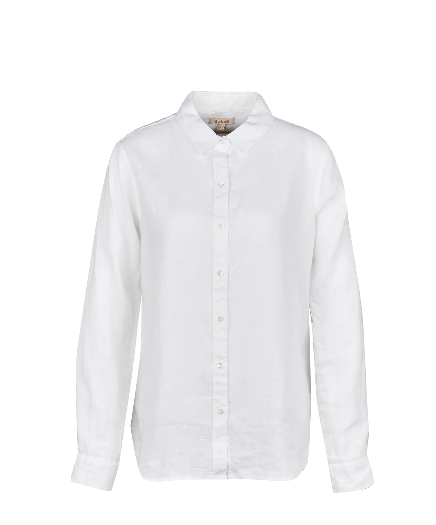 Ws Marine Linen Shirt White