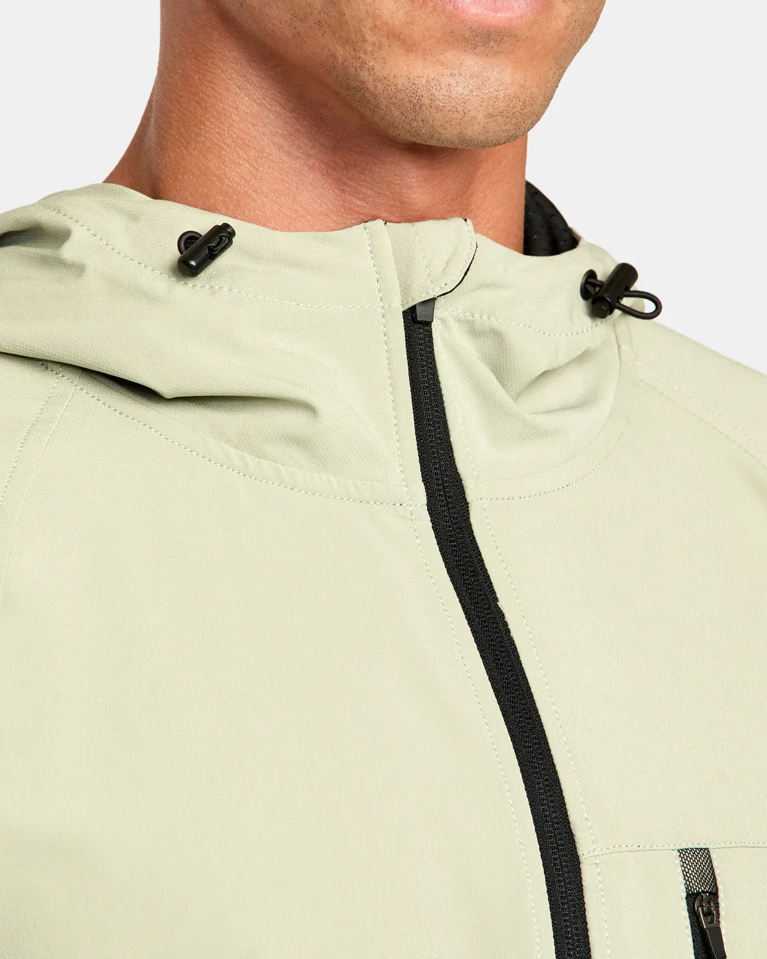 Yogger Zip-Up Hooded Jacket II - Grey Army