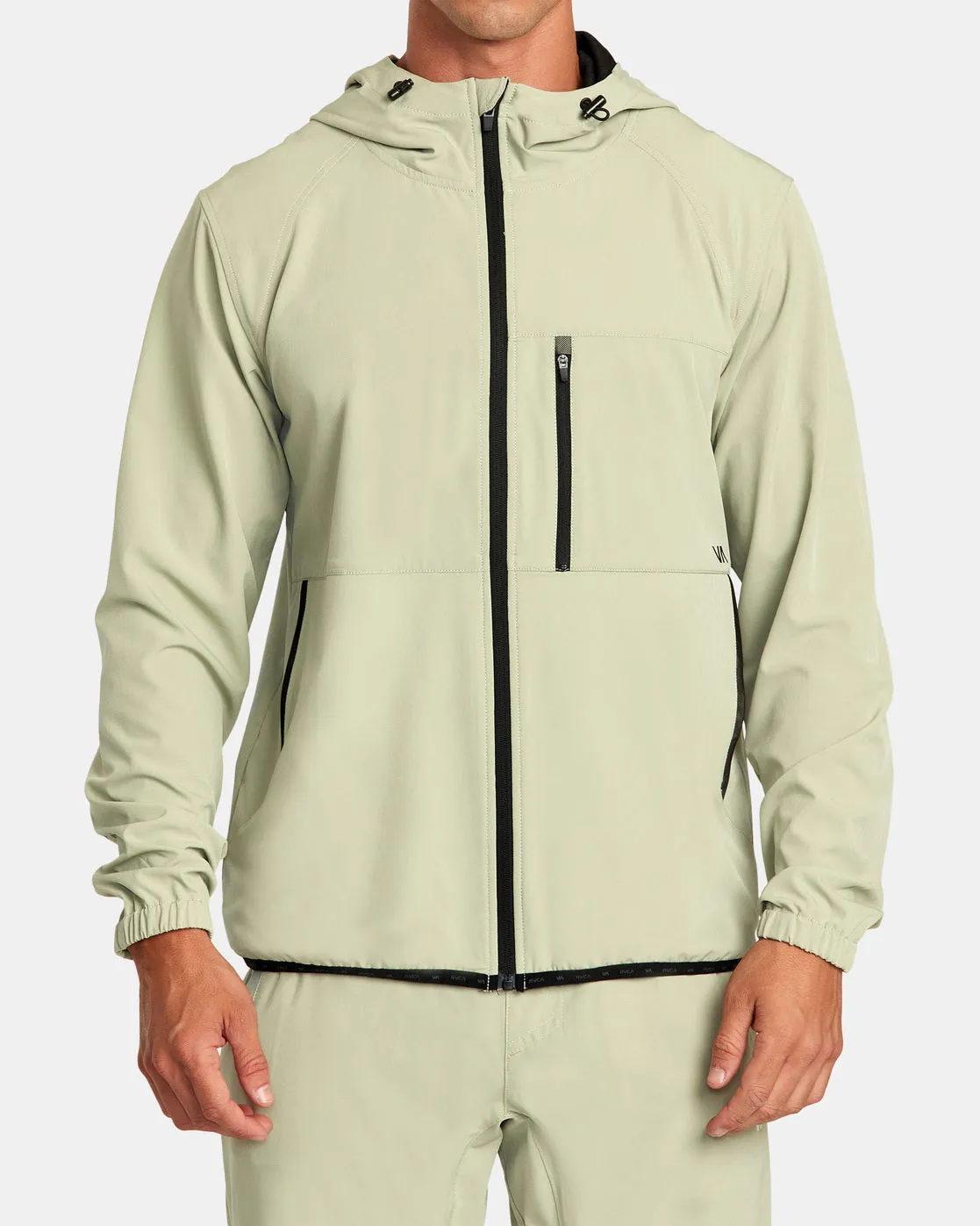 Yogger Zip-Up Hooded Jacket II - Grey Army