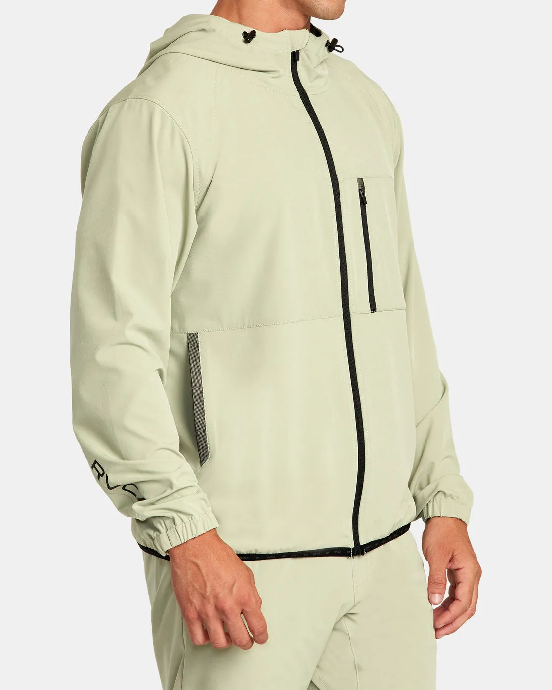 Yogger Zip-Up Hooded Jacket II - Grey Army